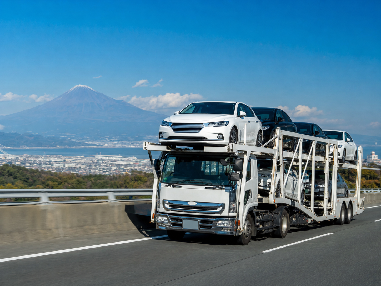 全国へ向かうキャリアカー